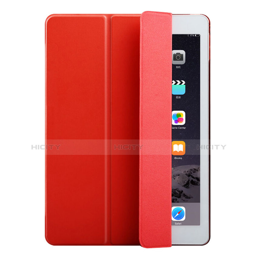 Handyhülle Hülle Stand Tasche Leder für Apple iPad Mini 2 Rot