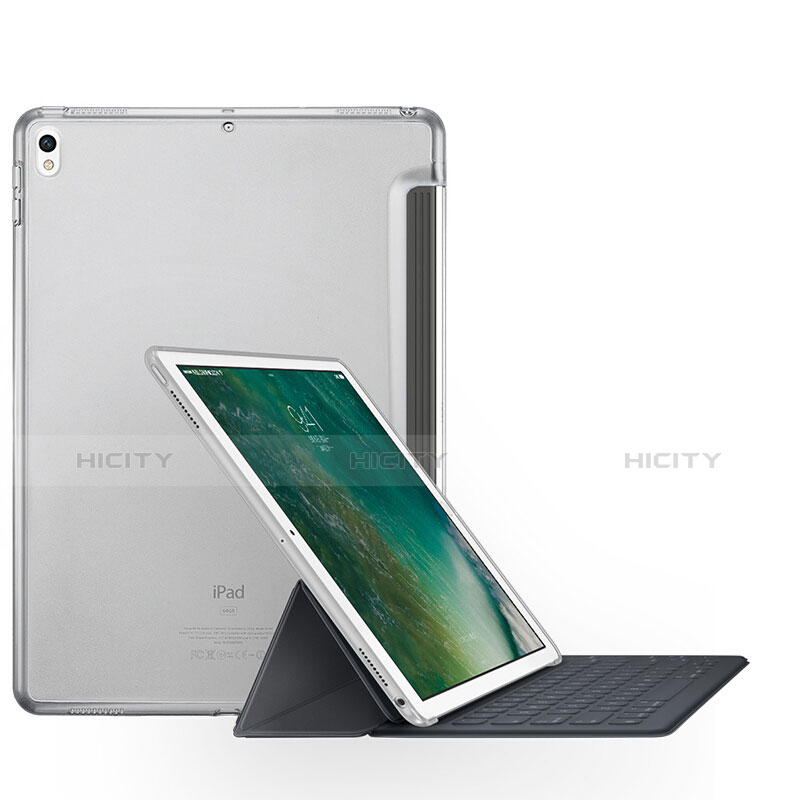 Handyhülle Hülle Stand Tasche Leder für Apple iPad Pro 12.9 (2017) Klar