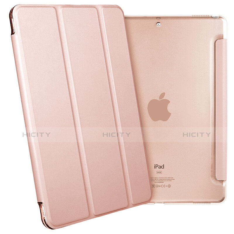 Handyhülle Hülle Stand Tasche Leder für Apple iPad Pro 12.9 (2017) Rosegold