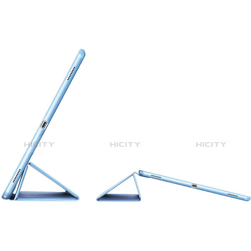 Handyhülle Hülle Stand Tasche Leder für Apple iPad Pro 12.9 Hellblau