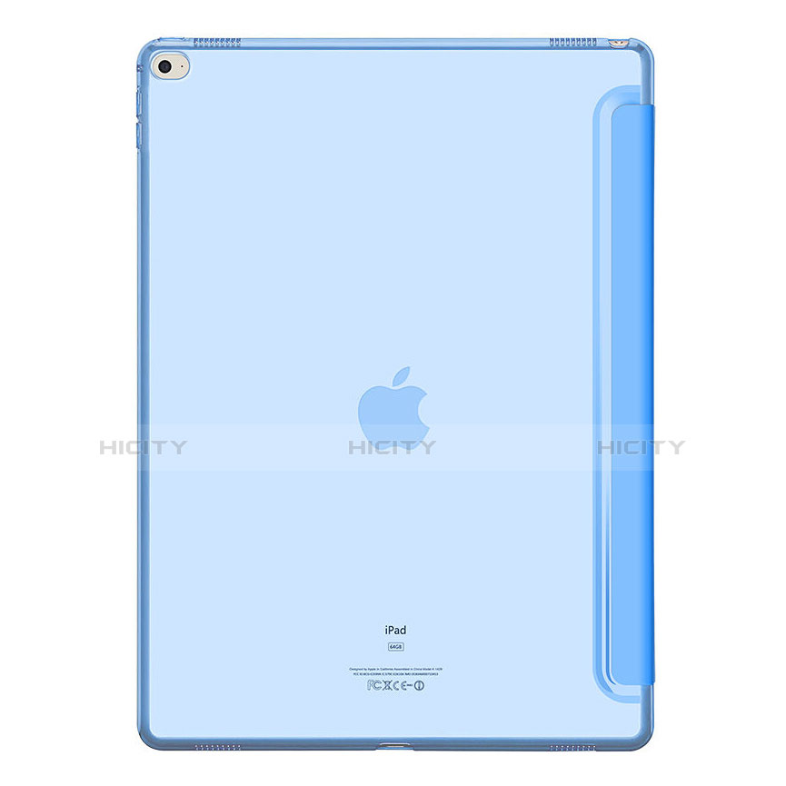 Handyhülle Hülle Stand Tasche Leder für Apple iPad Pro 12.9 Hellblau