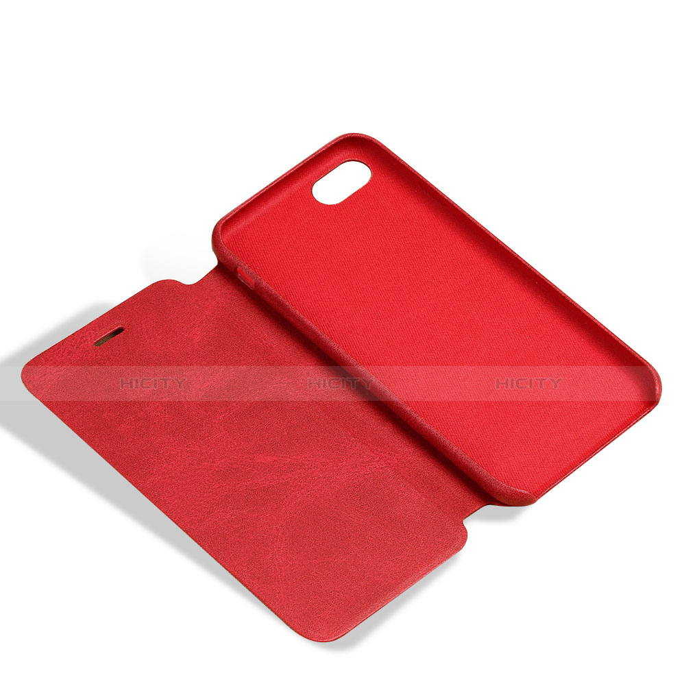 Handyhülle Hülle Stand Tasche Leder für Apple iPhone 7 Rot