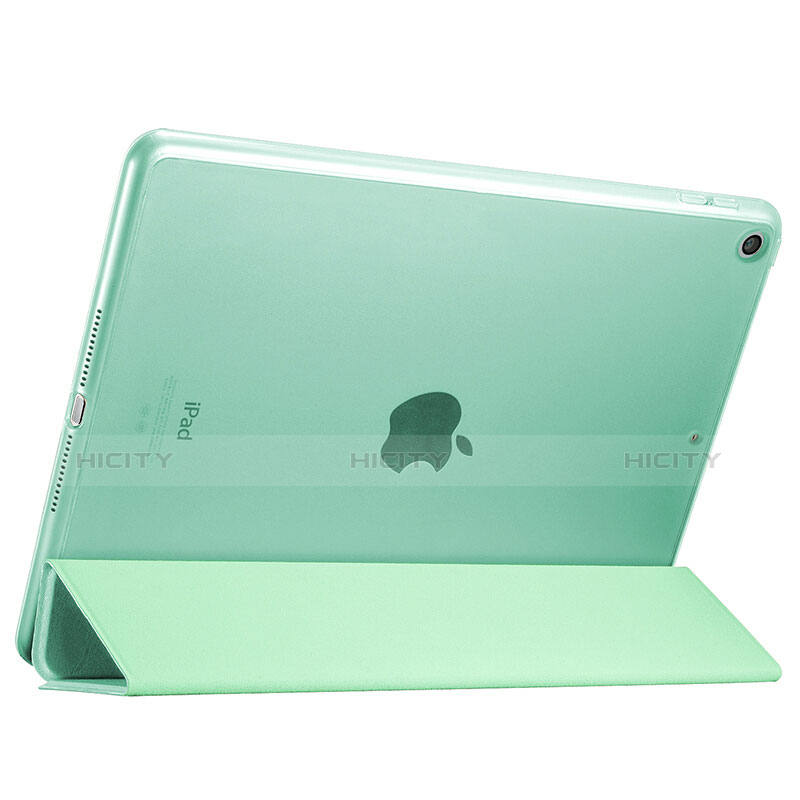 Handyhülle Hülle Stand Tasche Leder für Apple New iPad 9.7 (2017) Grün groß