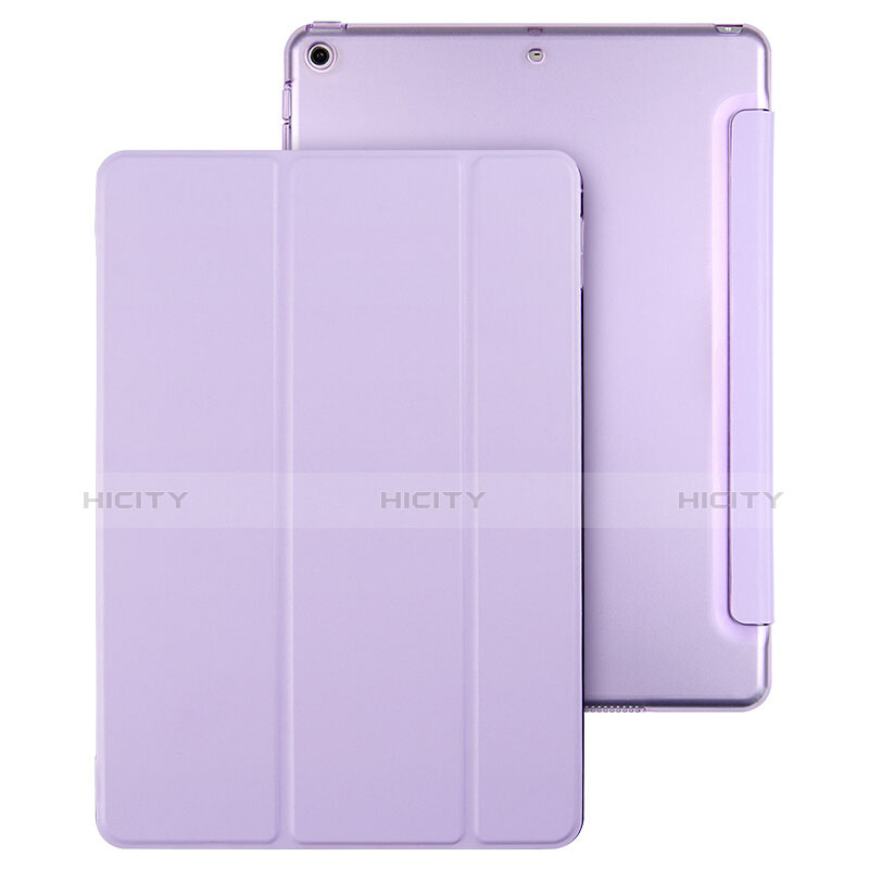 Handyhülle Hülle Stand Tasche Leder für Apple New iPad 9.7 (2017) Violett