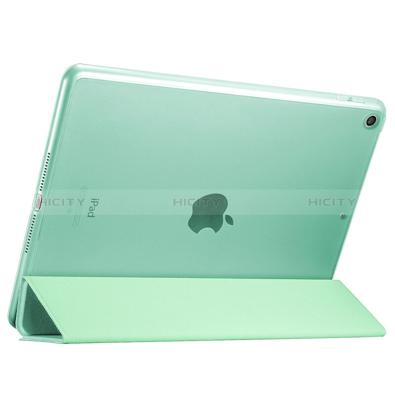 Handyhülle Hülle Stand Tasche Leder für Apple New iPad 9.7 (2018) Grün