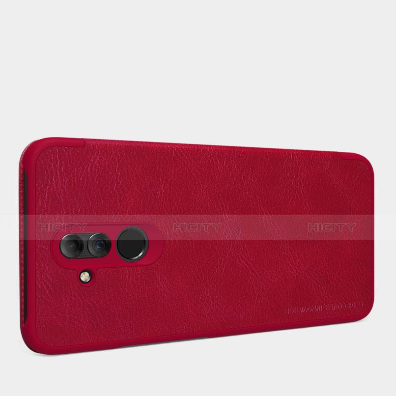 Handyhülle Hülle Stand Tasche Leder für Huawei Maimang 7 Rot