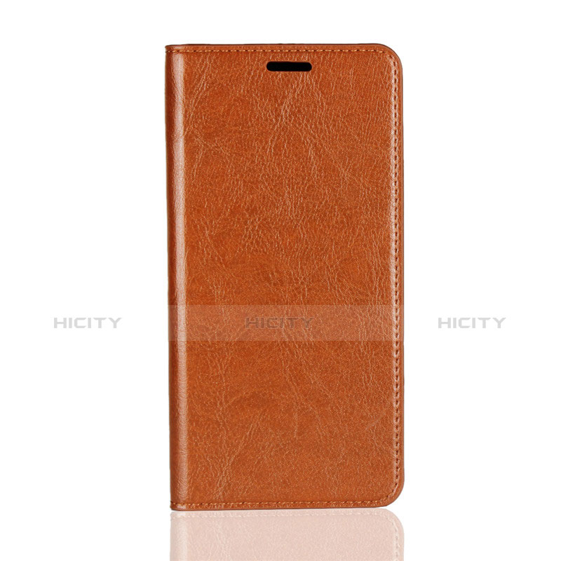 Handyhülle Hülle Stand Tasche Leder für Huawei P30 Pro New Edition Orange groß