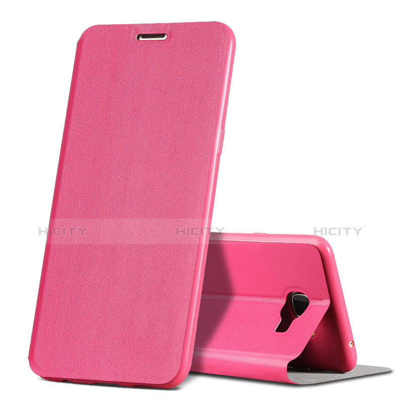 Handyhülle Hülle Stand Tasche Leder für Samsung Galaxy C5 SM-C5000 Rosa