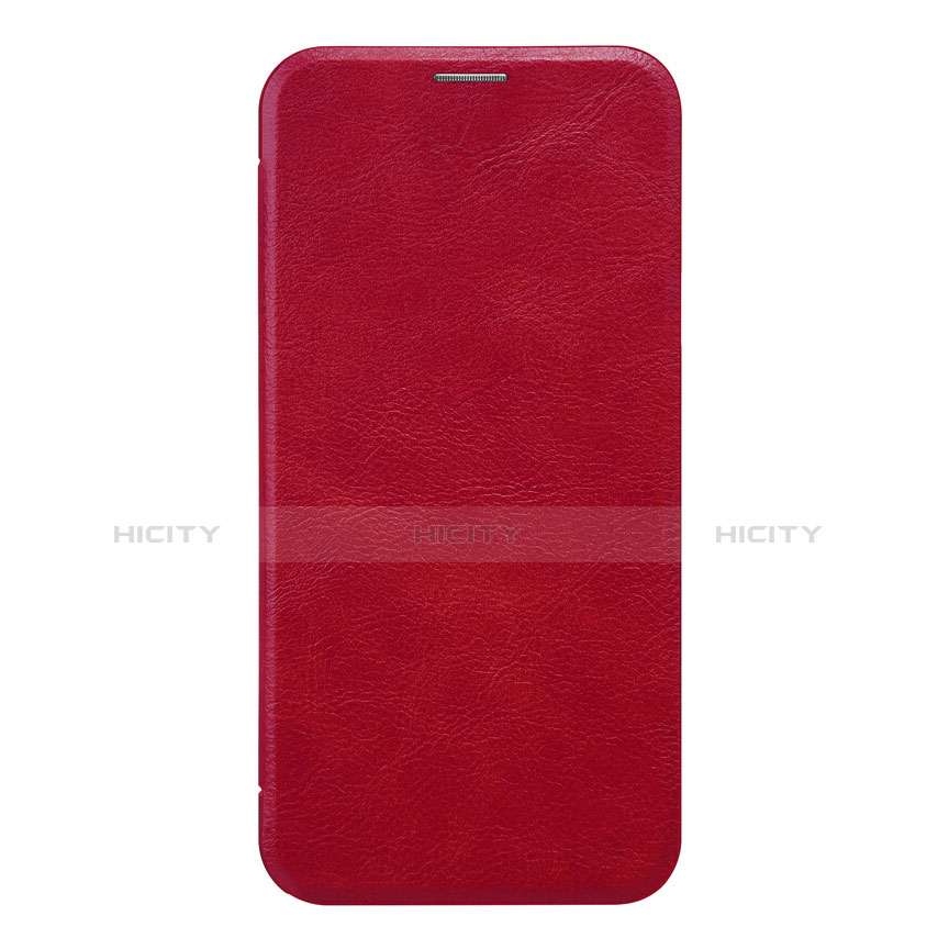 Handyhülle Hülle Stand Tasche Leder für Samsung Galaxy C8 C710F Rot