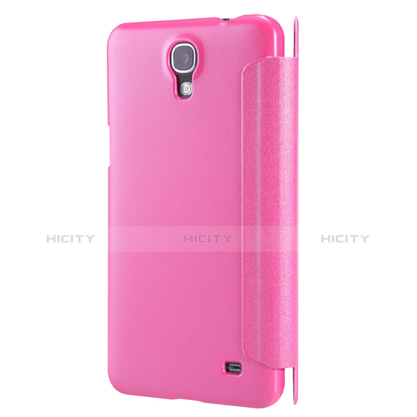 Handyhülle Hülle Stand Tasche Leder für Samsung Galaxy Mega 2 G7508Q Pink