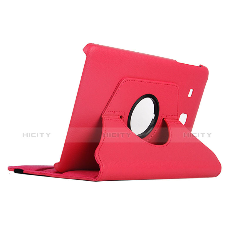 Handyhülle Hülle Stand Tasche Leder für Samsung Galaxy Tab E 9.6 T560 T561 Rot