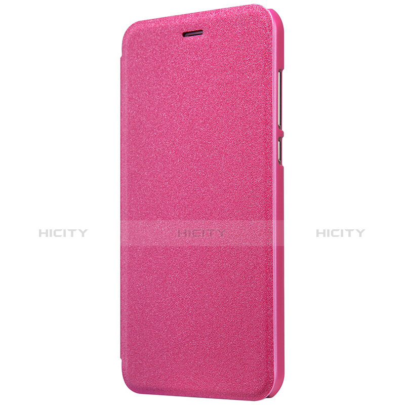 Handyhülle Hülle Stand Tasche Leder für Xiaomi Mi 5C Pink