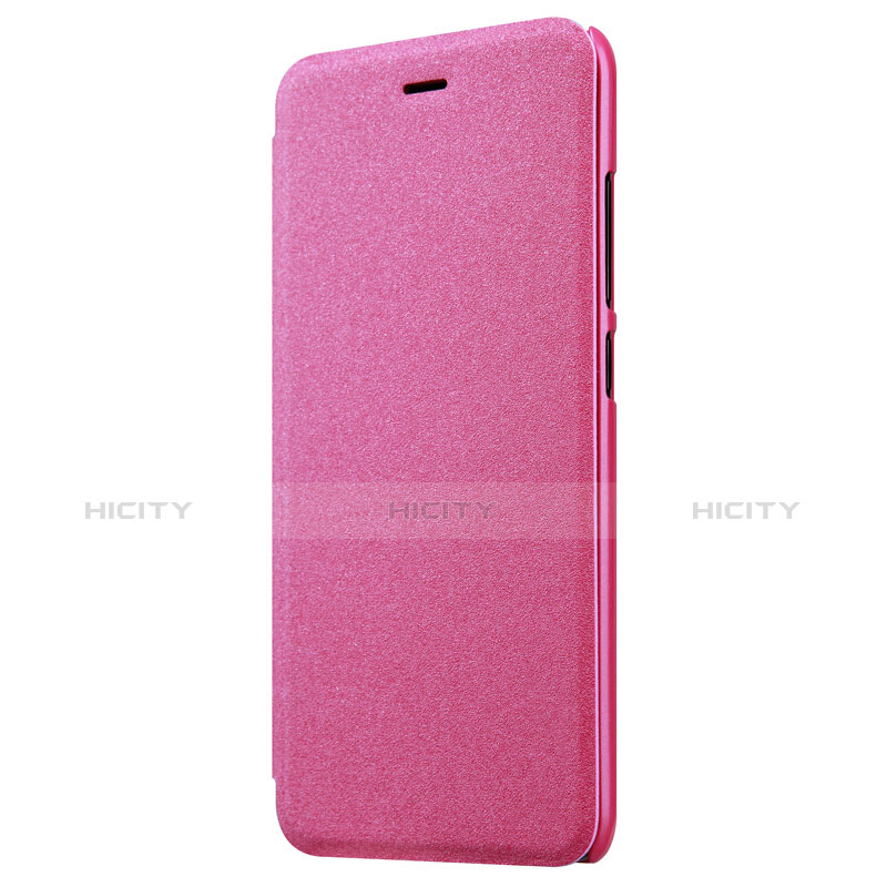 Handyhülle Hülle Stand Tasche Leder für Xiaomi Mi 6 Pink