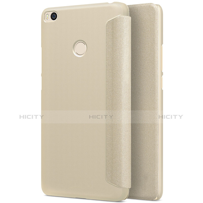 Handyhülle Hülle Stand Tasche Leder für Xiaomi Mi Max 2 Gold