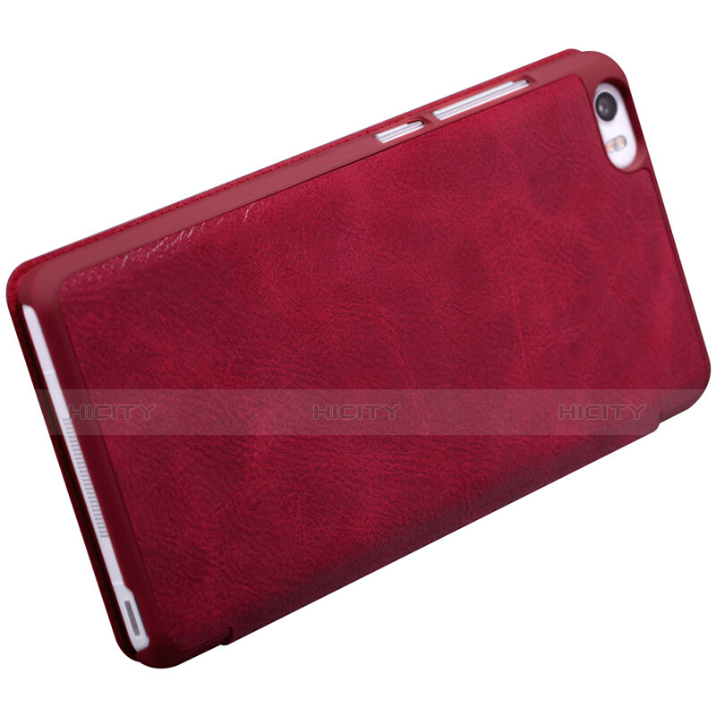 Handyhülle Hülle Stand Tasche Leder für Xiaomi Mi Note Rot