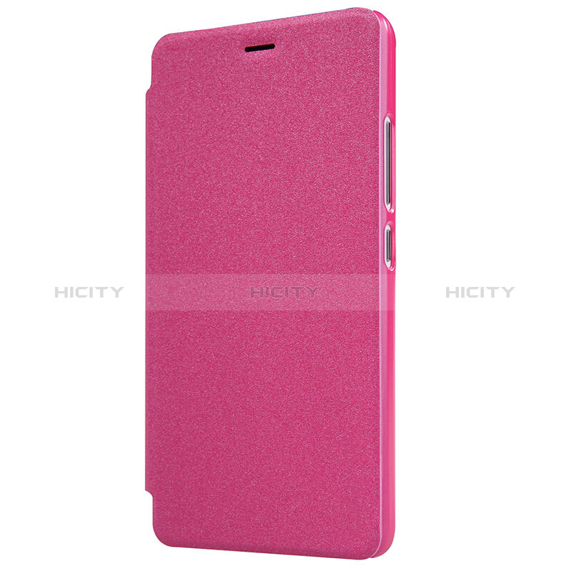 Handyhülle Hülle Stand Tasche Leder für Xiaomi Redmi Note 2 Pink