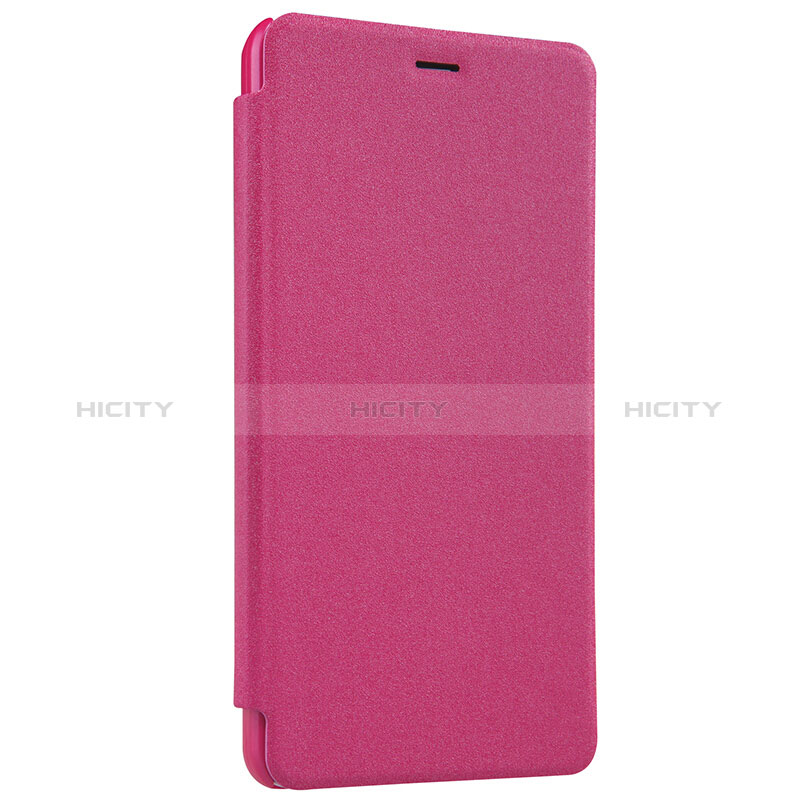 Handyhülle Hülle Stand Tasche Leder für Xiaomi Redmi Note 2 Pink