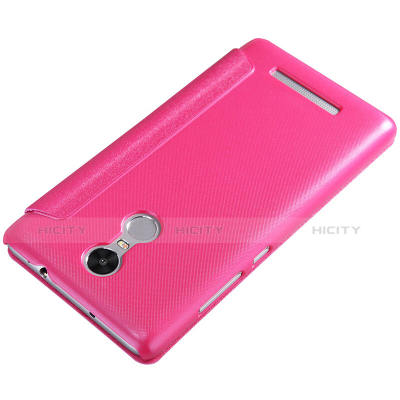 Handyhülle Hülle Stand Tasche Leder für Xiaomi Redmi Note 3 MediaTek Pink