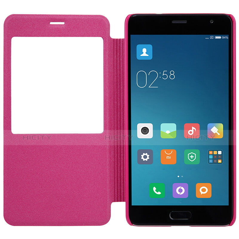 Handyhülle Hülle Stand Tasche Leder für Xiaomi Redmi Pro Pink