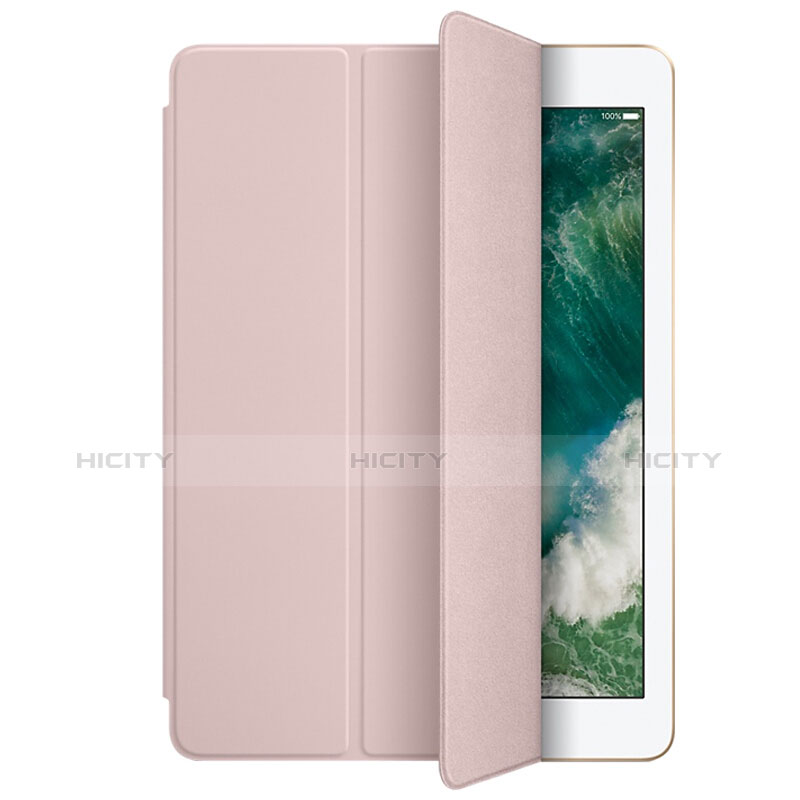 Handyhülle Hülle Stand Tasche Leder L01 für Apple New iPad 9.7 (2017) Rosa