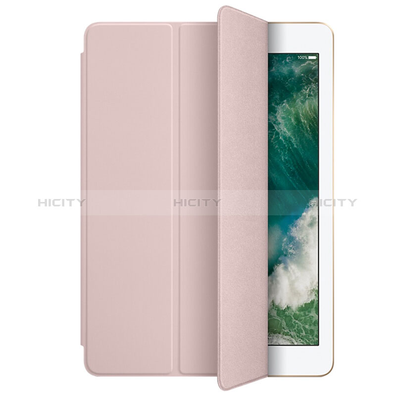 Handyhülle Hülle Stand Tasche Leder L01 für Apple New iPad 9.7 (2018) Rosa