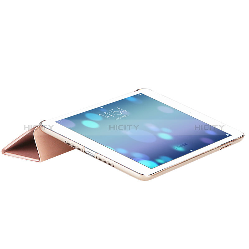 Handyhülle Hülle Stand Tasche Leder L01 für Apple New iPad 9.7 (2018) Rosa