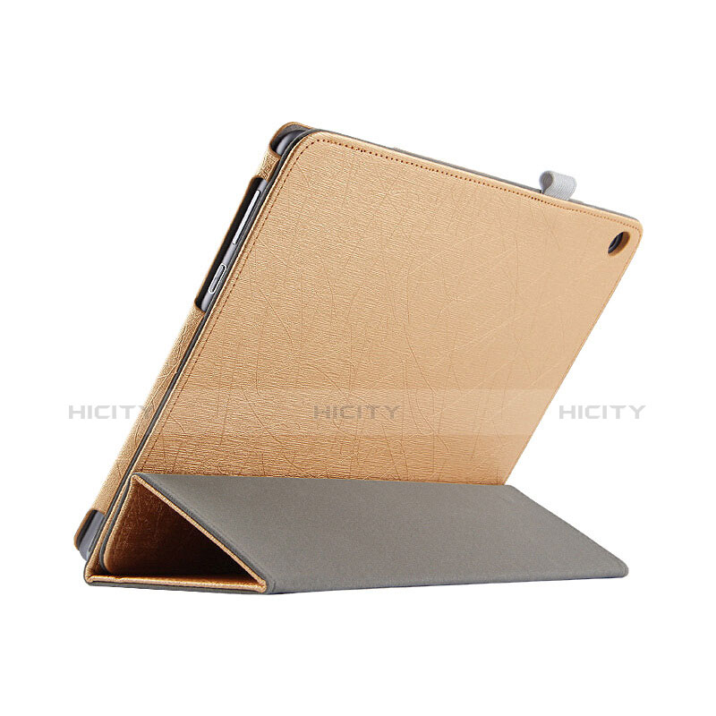 Handyhülle Hülle Stand Tasche Leder L01 für Huawei MediaPad M3 Lite 10.1 BAH-W09 Gold