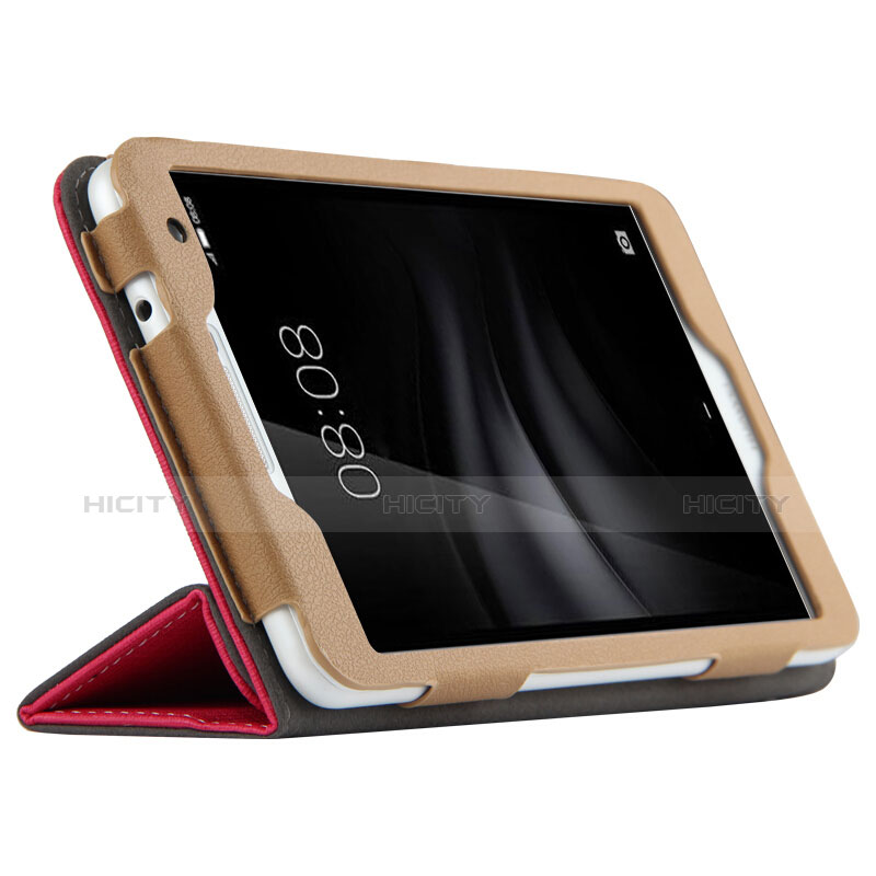 Handyhülle Hülle Stand Tasche Leder L01 für Huawei MediaPad T2 Pro 7.0 PLE-703L Rot