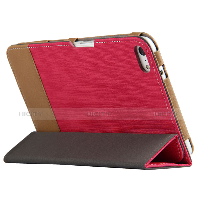 Handyhülle Hülle Stand Tasche Leder L01 für Huawei MediaPad T2 Pro 7.0 PLE-703L Rot