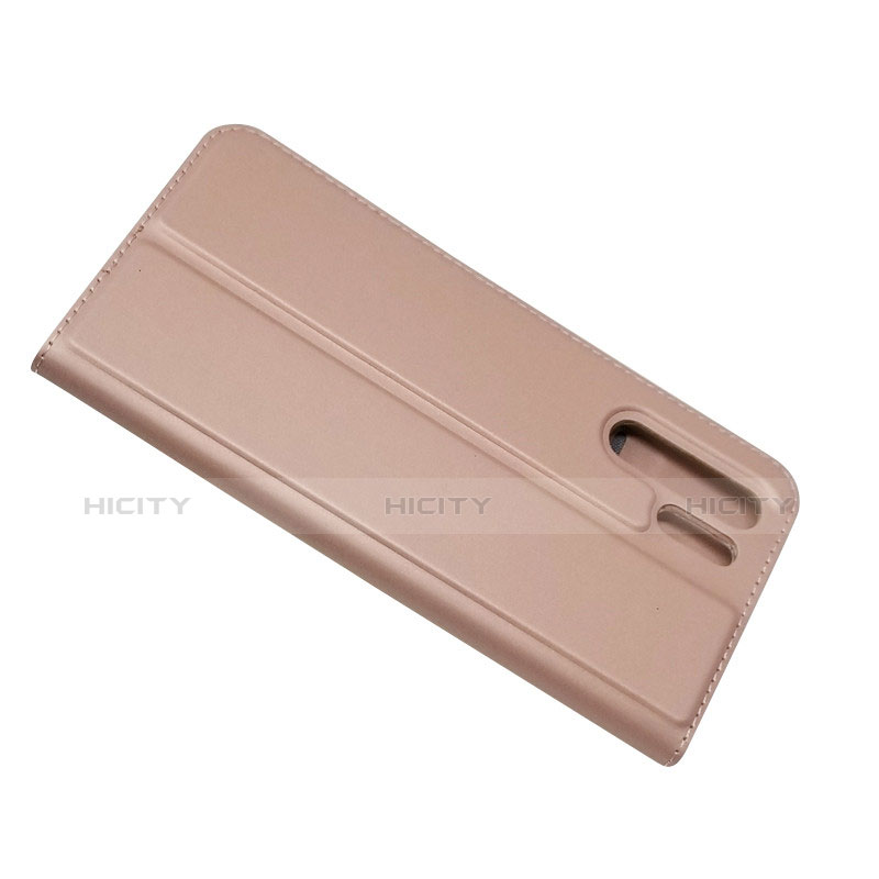 Handyhülle Hülle Stand Tasche Leder L01 für Huawei P30 Pro Rosegold