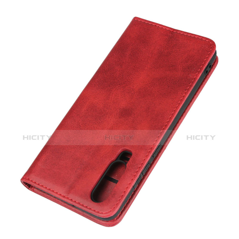 Handyhülle Hülle Stand Tasche Leder L01 für Huawei P30 Rot