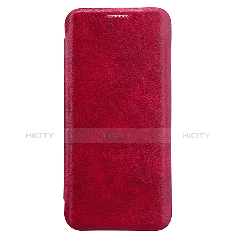 Handyhülle Hülle Stand Tasche Leder L01 für Samsung Galaxy S8 Rot