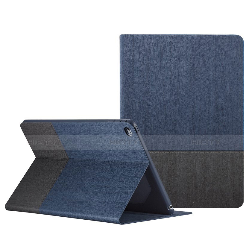 Handyhülle Hülle Stand Tasche Leder L02 für Apple iPad Mini 4 Blau