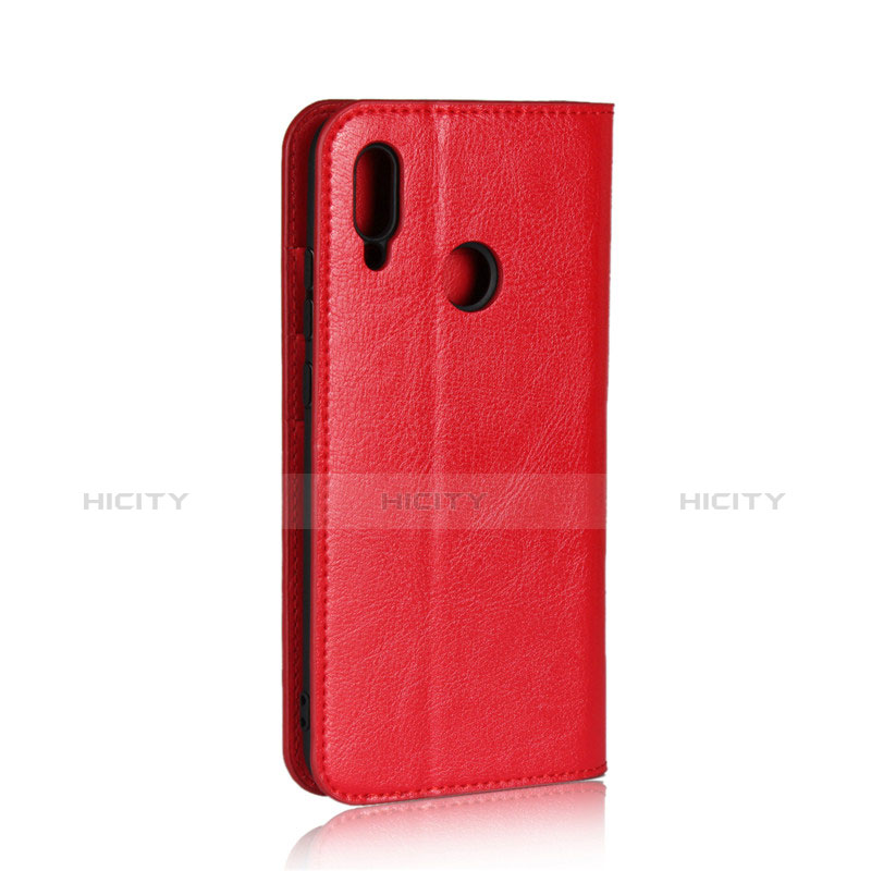 Handyhülle Hülle Stand Tasche Leder L02 für Huawei Honor 10 Lite Rot