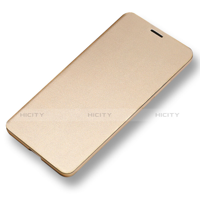 Handyhülle Hülle Stand Tasche Leder L02 für Huawei Mate 10 Gold