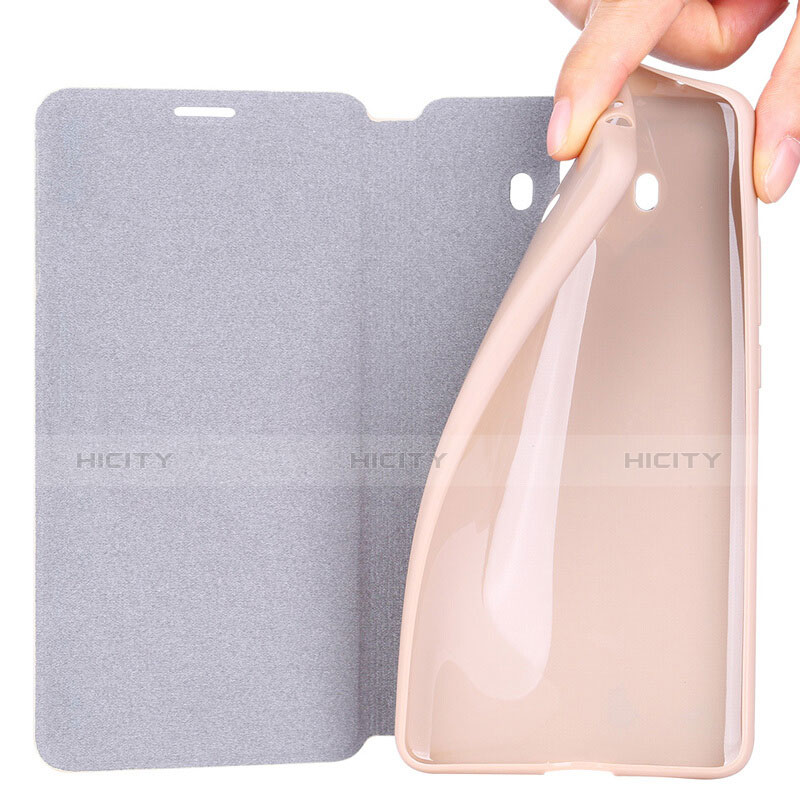 Handyhülle Hülle Stand Tasche Leder L02 für Huawei Mate 10 Gold