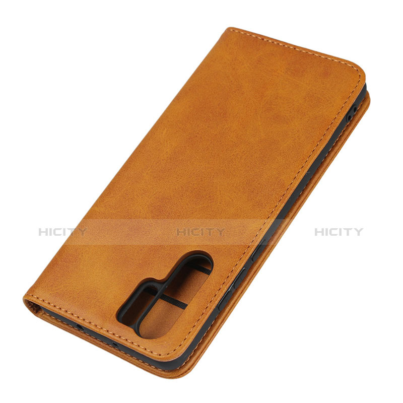 Handyhülle Hülle Stand Tasche Leder L02 für Huawei P30 Pro Orange