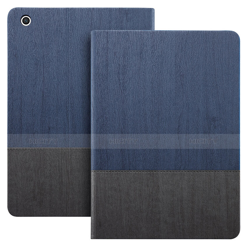 Handyhülle Hülle Stand Tasche Leder L03 für Apple iPad 2 Blau