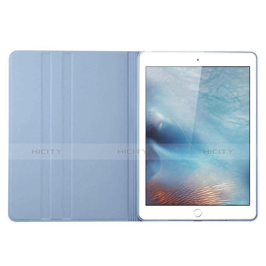 Handyhülle Hülle Stand Tasche Leder L03 für Apple iPad Mini 4 Hellblau