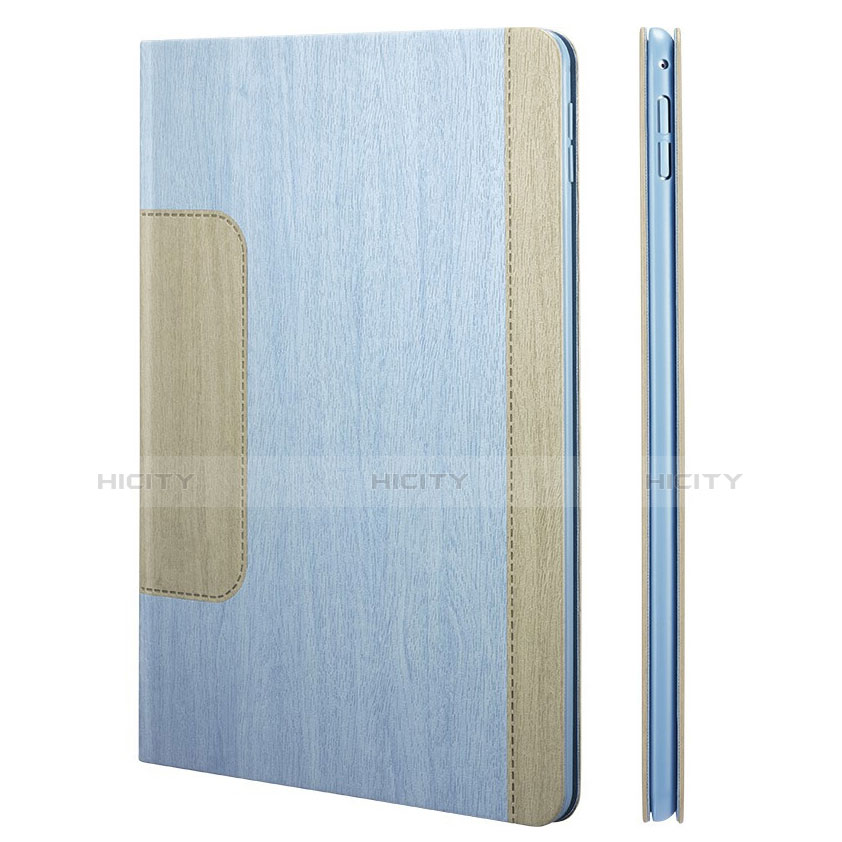 Handyhülle Hülle Stand Tasche Leder L03 für Apple iPad Mini 4 Hellblau