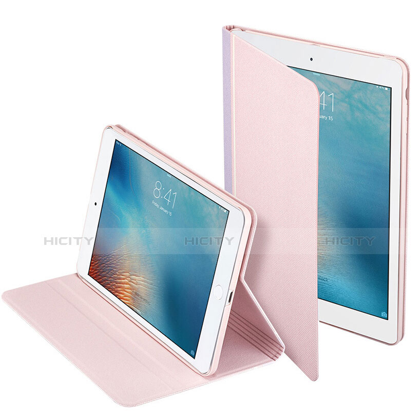 Handyhülle Hülle Stand Tasche Leder L03 für Apple iPad Mini Rosa