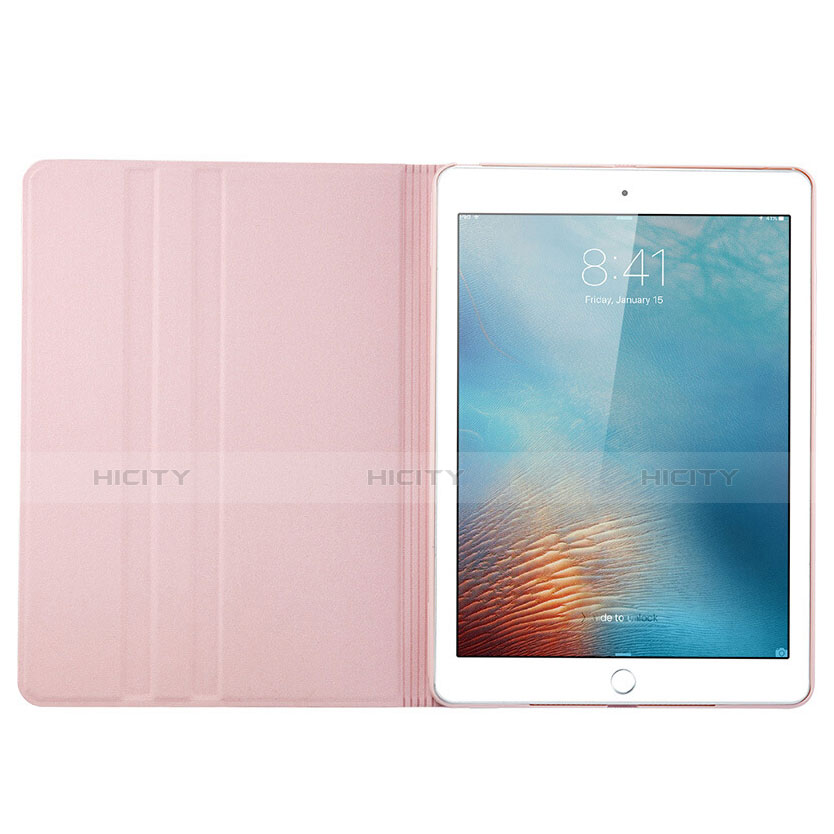 Handyhülle Hülle Stand Tasche Leder L03 für Apple iPad Mini Rosa