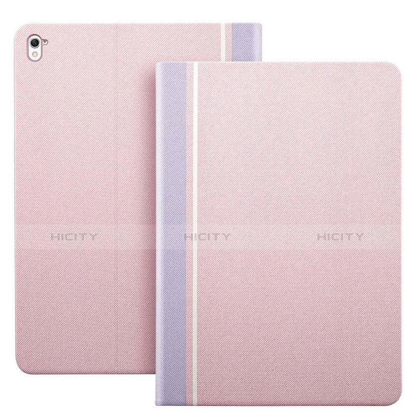 Handyhülle Hülle Stand Tasche Leder L03 für Apple iPad Pro 9.7 Rosa