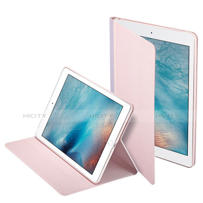 Handyhülle Hülle Stand Tasche Leder L03 für Apple iPad Pro 9.7 Rosa