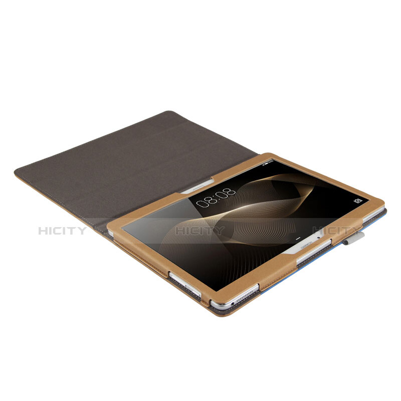 Handyhülle Hülle Stand Tasche Leder L03 für Huawei MediaPad M2 10.0 M2-A01 M2-A01W M2-A01L Blau