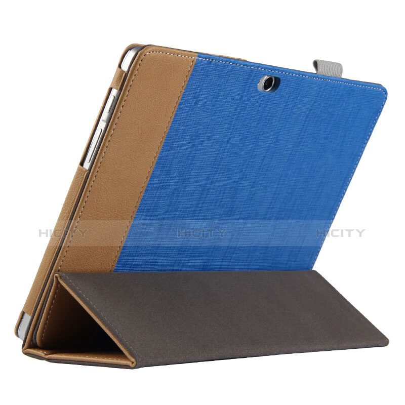 Handyhülle Hülle Stand Tasche Leder L03 für Huawei MediaPad M2 10.0 M2-A01 M2-A01W M2-A01L Blau