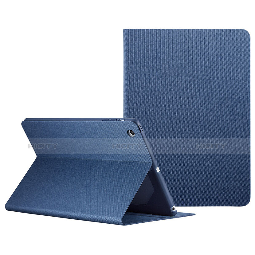 Handyhülle Hülle Stand Tasche Leder L04 für Apple iPad Mini 3 Blau