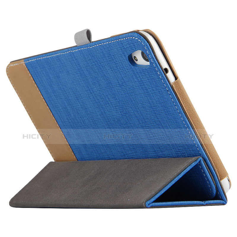 Handyhülle Hülle Stand Tasche Leder L05 für Huawei Honor Pad 2 Blau