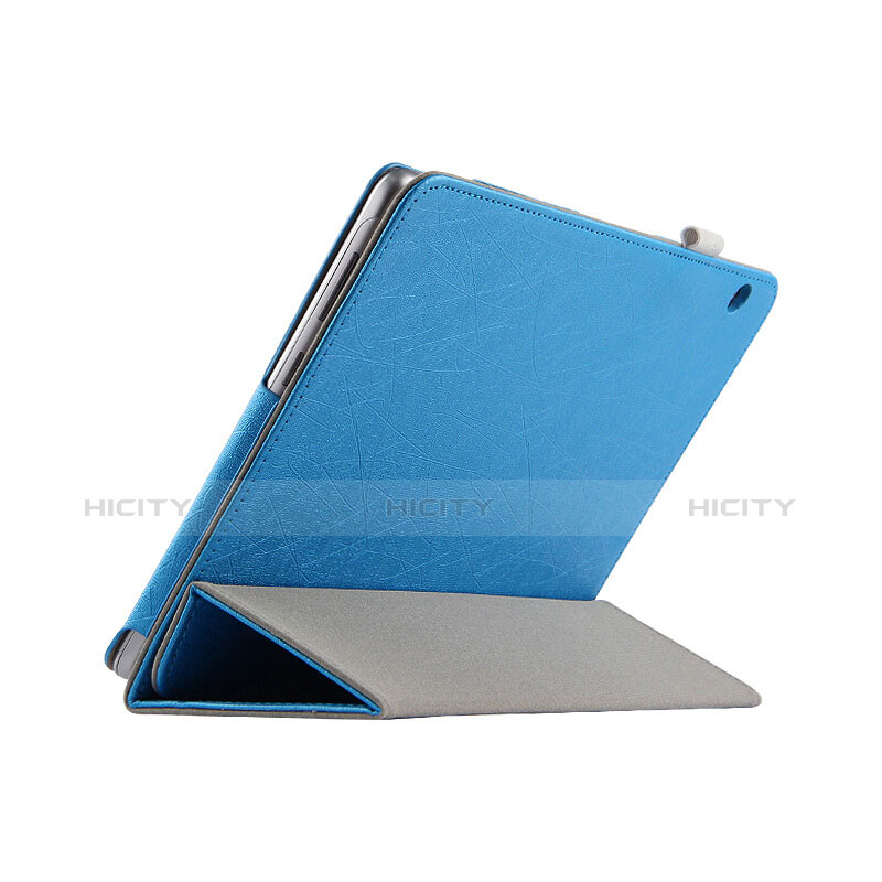 Handyhülle Hülle Stand Tasche Leder L07 für Huawei MediaPad T3 10 AGS-L09 AGS-W09 Hellblau