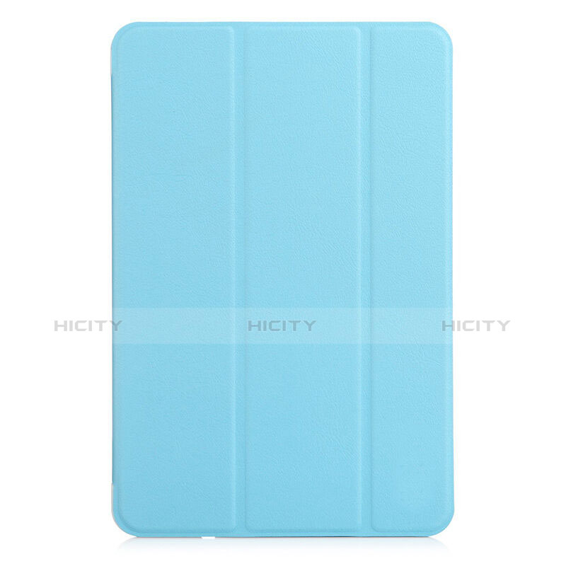 Handyhülle Hülle Stand Tasche Leder Matt für Apple iPad Pro 9.7 Hellblau